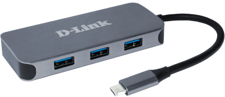 D-Link DUB-2335 6v1, USB-C Hub, 3x USB 3.0, USB-C, LAN 1 Gbps, HDMI 1.4_665673153