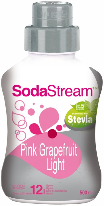 SodaStream Sirup Stevia růžový grep light 500 ml_826695746