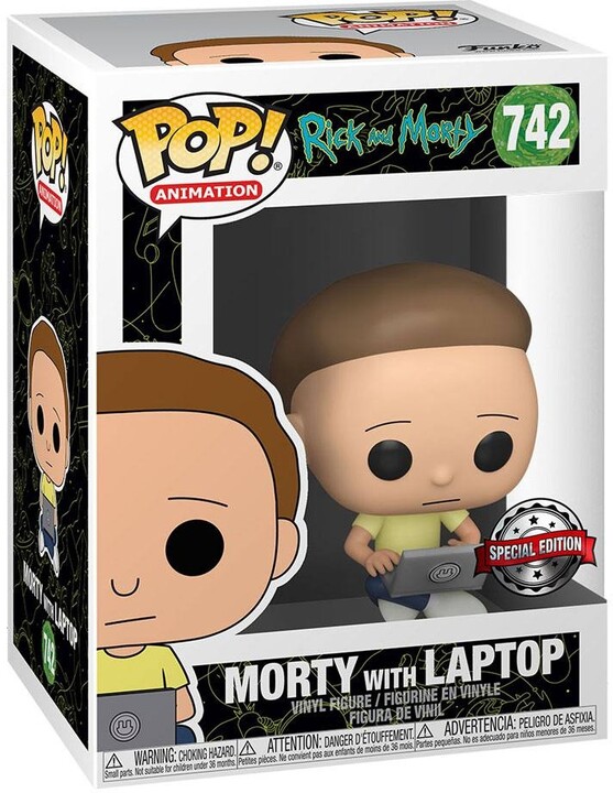 Figurka Funko POP! Rick and Morty - Morty with Laptop_1640463178