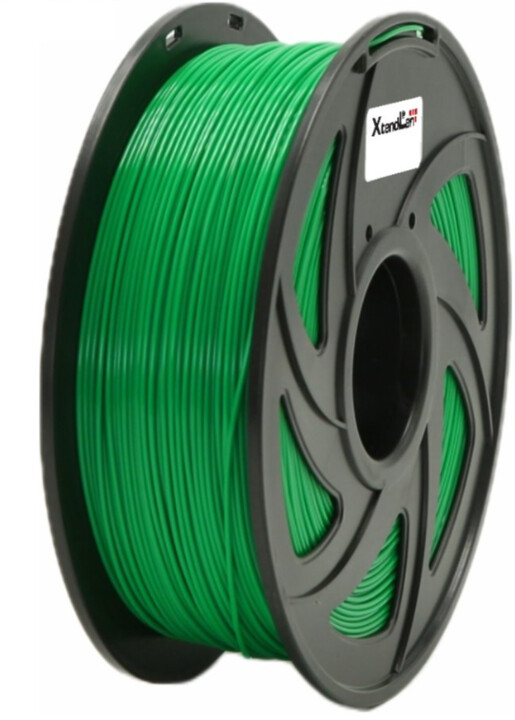 XtendLAN tisková struna (filament), PETG, 1,75mm, 1kg, zářivě zelený_1963567087