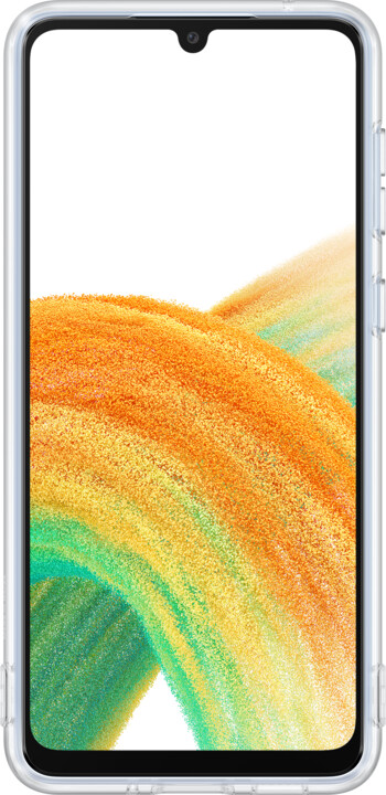 Samsung poloprůhledný zadní kryt pro Galaxy A33 5G, transparentní_1614541403