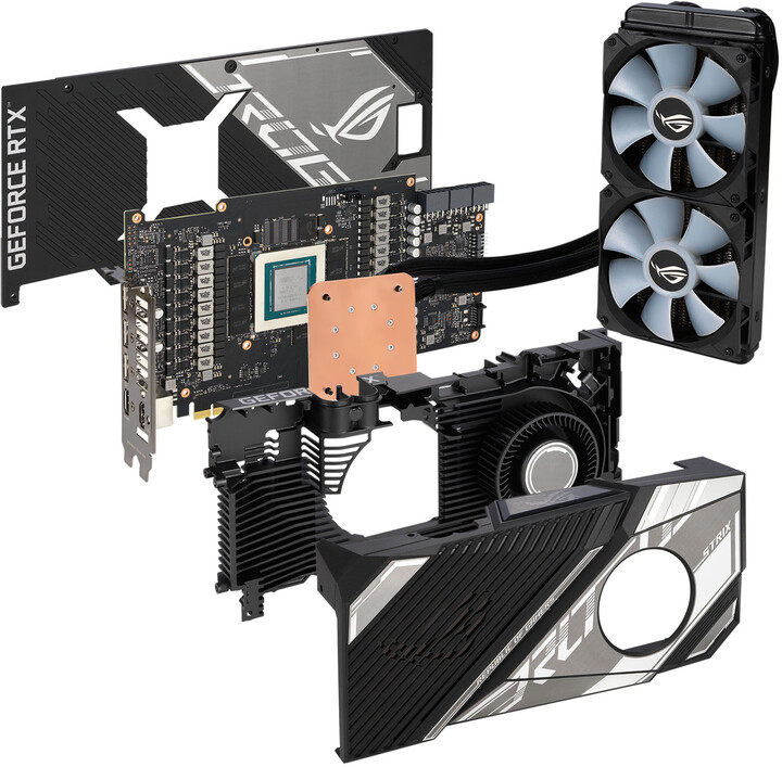 ASUS GeForce ROG-STRIX-LC-RTX3080TI-O12G-GAMING, LHR, 12GB GDDR6X_2029903917