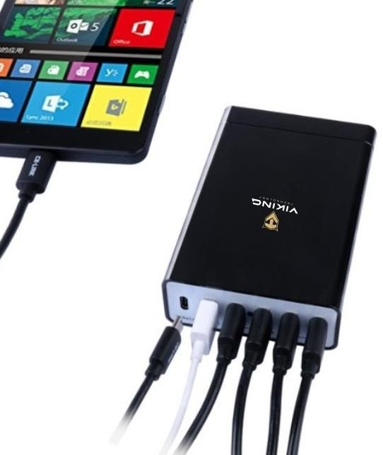 Viking USB Smart charger QC3.0, černá_1757703642