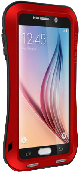 Love Mei Case Small Waist Upgrade Version for GALAXY S6 Red_1240469037