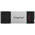 Kingston DataTraveler 80 - 128GB, černá/stříbrná_933547502