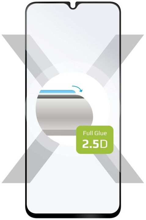 FIXED ochranné sklo Full-Cover pro Samsung Galaxy A05, lepení přes celý displej, černá_675592865