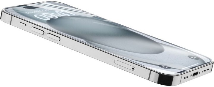 CellularLine prémiové ochranné tvrzené sklo pro Apple iPhone 15 Plus_600216392