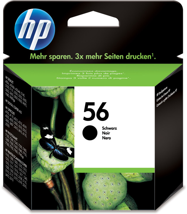 HP C6656AE, no. 56, černá_1180201010