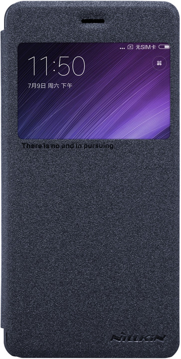 Nillkin Sparkle Leather Case pro Xiaomi Redmi 4, černá_1999962788