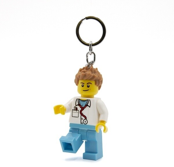 Klíčenka LEGO Iconic Doktor, svítící figurka_1326095554