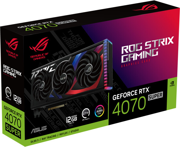 ASUS ROG Strix GeForce RTX 4070 SUPER, 12GB GDDR6X_718575140
