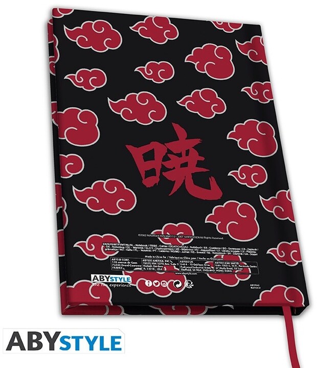 Zápisník Naruto Shippuden - Akatsuki, linkovaný, A5_150251413