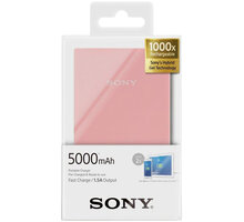 Sony CP-V5ACP přenosný zdroj USB, 5000mAh, růžová_179690774
