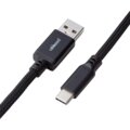 CableMod Classic Coiled Cable, USB-C/USB-A, 1,5m, Midnight Black_1100162823