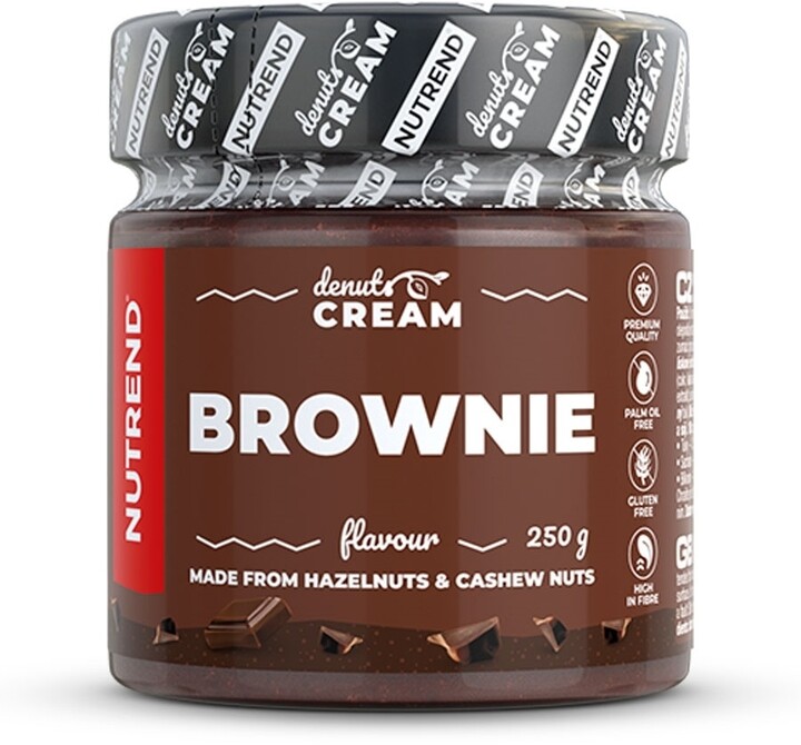 Nutrend DENUTS CREAM, krém, brownie, 250g_1926595943