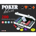 Karetní hra Albi Poker deluxe, pokerová sada, 200 žetonů, kufr