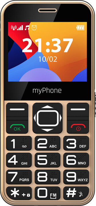 myPhone HALO 3, Gold + stojánek_2074123392