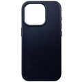 FIXED kožený zadní kryt MagLeather s podporou Magsafe pro Apple iPhone 15 Pro, modrá_1017486737