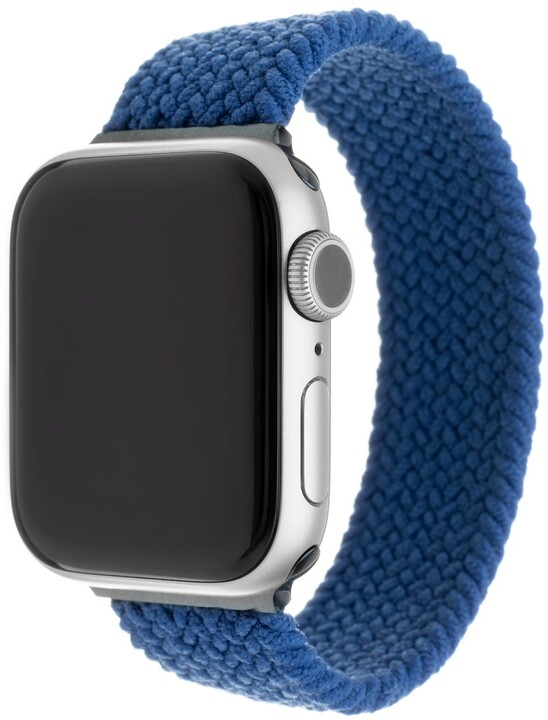 FIXED nylonový řemínek pro Apple Watch, 42/44mm, velikost S, modrá_1115909162