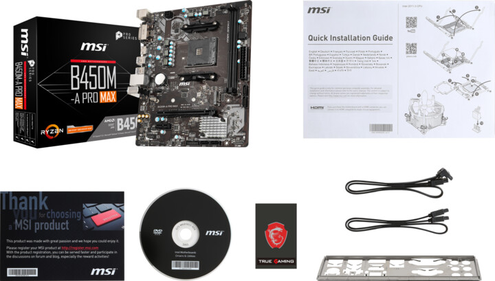 MSI B450M-A PRO MAX - AMD B450_1290445873