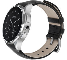 Vector SmartWatch Luna-Brushed Steel/Black Padded Leather/Sml Fit_195212566
