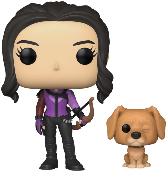 Figurka Funko POP! Marvel: Hawkeye - Kate Bishop with Lucky the Pizza Dog_182664523