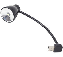Gembird USB lampička k notebooku, flexibilní, černá_1594291549