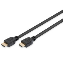 Digitus kabel HDMI - HDMI, M/M, 2.1 Ultra High Speed s Ethernetem, zlacené konektory, 5m, černá_1598690527