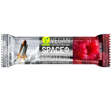 Space Protein Vegan Raspberry, tyčinka, proteinová, maliny/hořká čokoláda, 40g_80306273