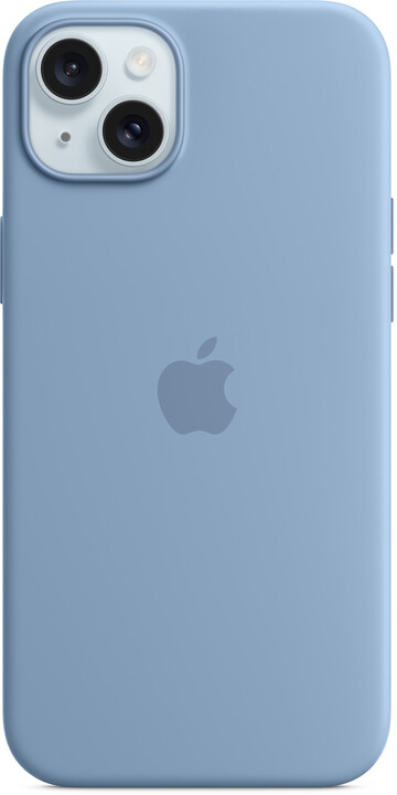Apple Silikonový kryt s MagSafe pro iPhone 15 Plus, ledově modrá_1564723985