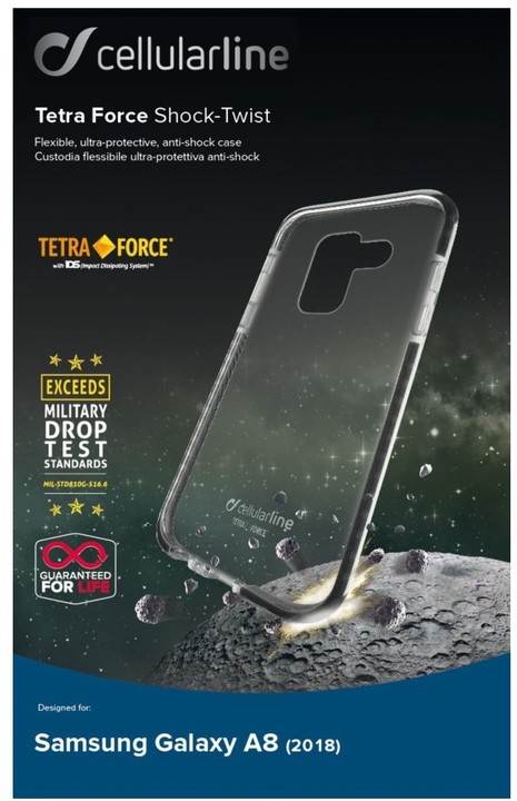 CellularLine ultra ochranné pouzdro Tetra Force Shock-Twist pro Samsung Galaxy A8 (2018)_308199781
