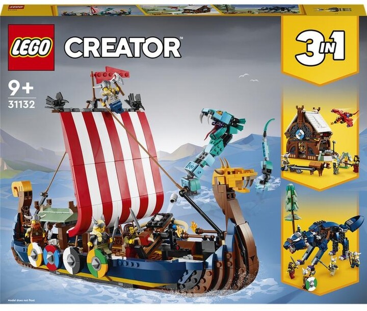 LEGO® Creator 31132 Vikingská loď a mořský had_2048132527
