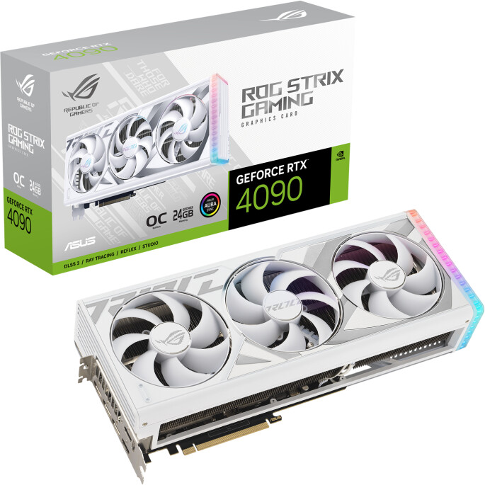 ASUS ROG Strix GeForce RTX 4090 White OC Edition, 24GB GDDR6X_842949019