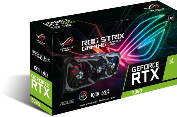ASUS GeForce ROG-STRIX-RTX3080-10G-V2-GAMING, LHR, 10GB GDDR6X_477376202
