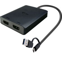 i-tec adaptér USB-A/USB-C - 2x HDMI 4K@60Hz_653390857
