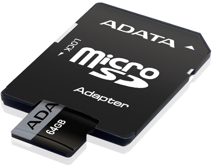 ADATA Micro SDXC Premier Pro 64GB 95MB/s UHS-I U3 + SD adaptér_904829697