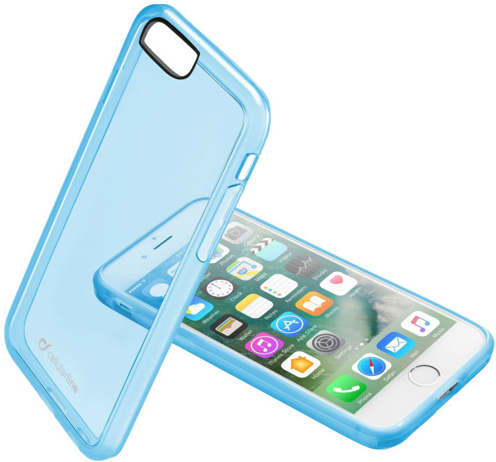 CellularLine Color průhledný zadní kryt pro Apple iPhone 7, modrá_213763244