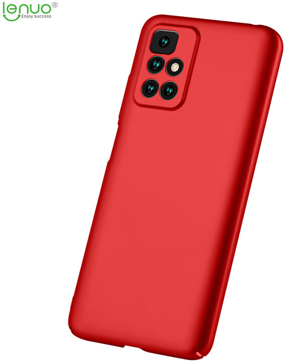 Lenuo Leshield zadní kryt pro Xiaomi Redmi 10, červená_228402895