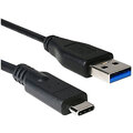 C-TECH kabel USB 3.0 AM na Type-C kabel (AM/CM), 1m, černá