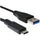 C-TECH kabel USB 3.0 AM na Type-C kabel (AM/CM), 1m, černá_2042038006