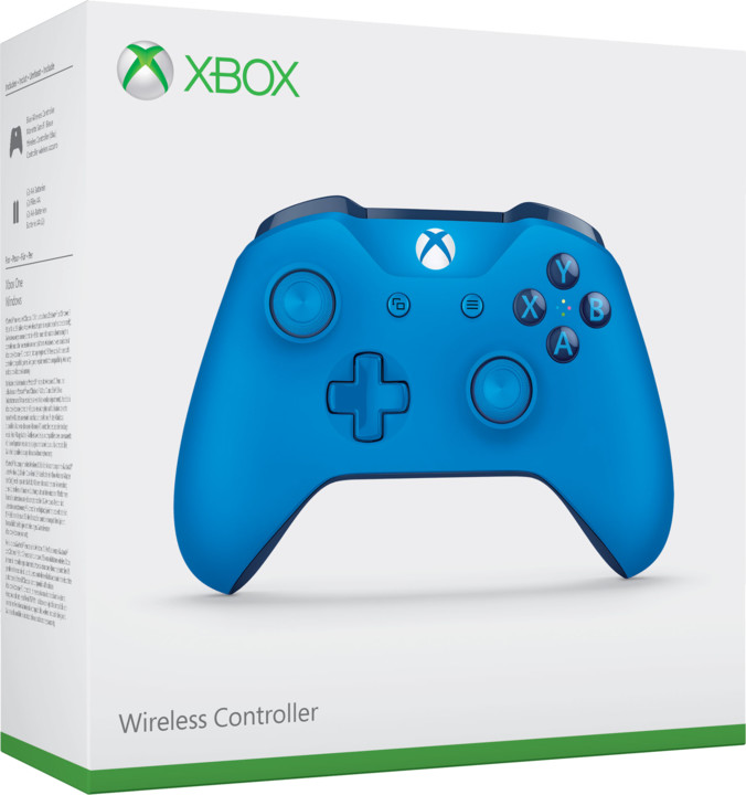 Xbox ONE S Bezdrátový ovladač, modrý (PC, Xbox ONE)_945840178