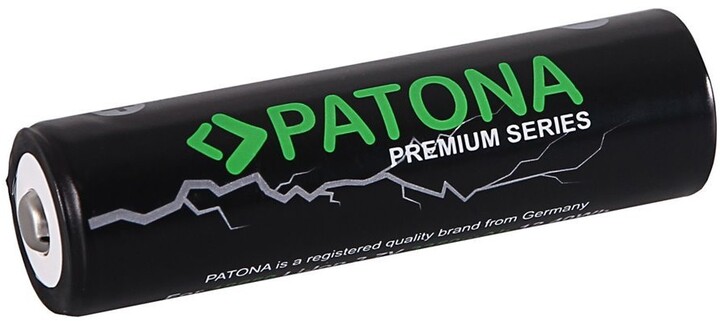 Patona nabíjecí baterie 18650, 3350mAh, vyvýšený plus pól, 3.7V, Li-Ion, Premium