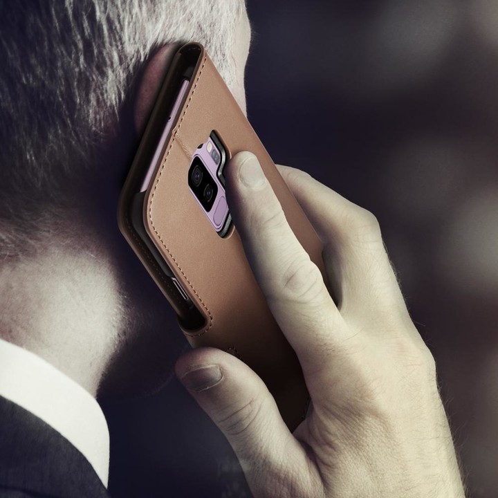 Spigen Wallet S pro Samsung Galaxy S9, brown_1043075601