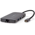 Nedis Multiportový adaptér USB-C, 3xUSB-A, USB-C, HDMI, RJ45, SD &amp; MicroSD_1156175462