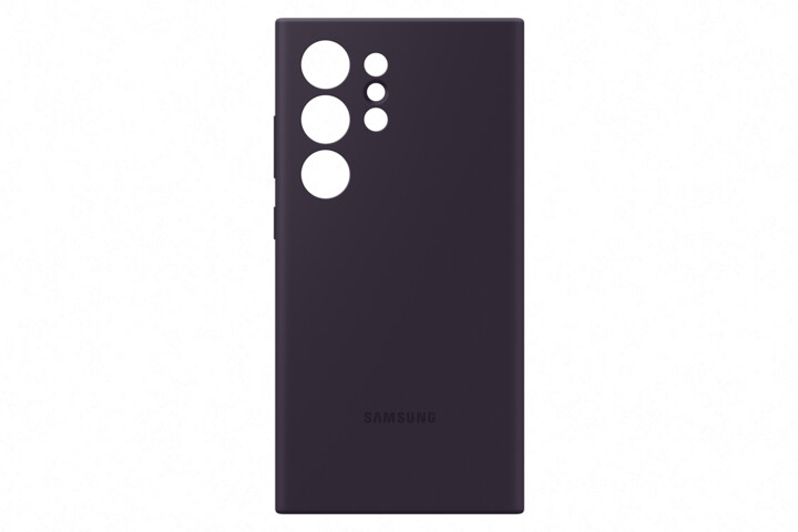 Samsung silikonový zadní kryt pro Galaxy S24 Ultra, tmavě fialová_447980742