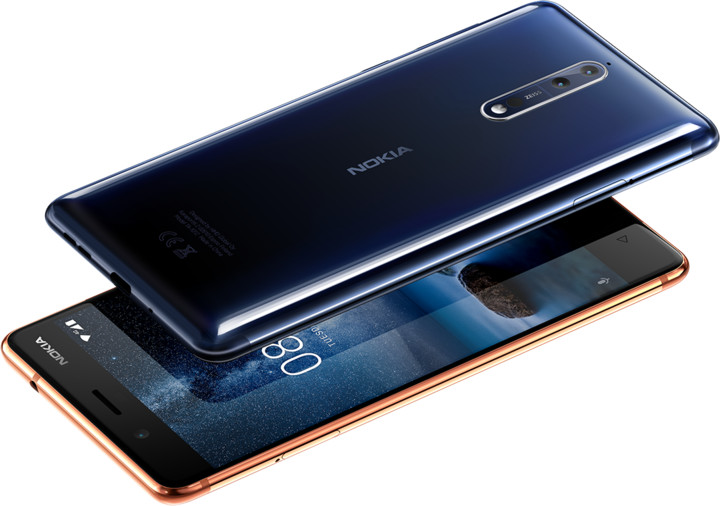 Nokia 8,Dual sim, lesklá modrá_304922853