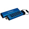Kingston IronKey Keypad 200C, 512GB, modrá_687916648