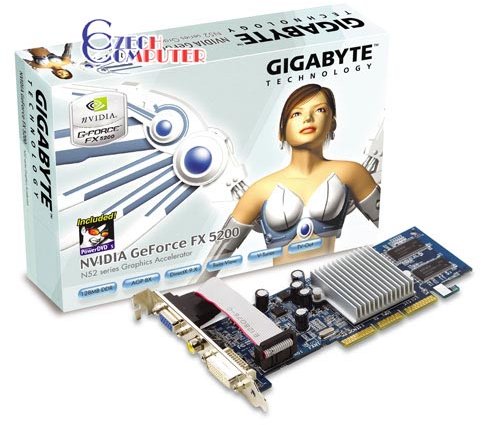 GigaByte GeForce 5200 GV-N52128DS 128MB