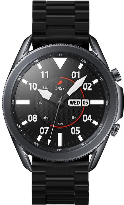 Spigen řemínek Modern Fit pro Galaxy Watch, nerezový, 46mm, černá_1662542457