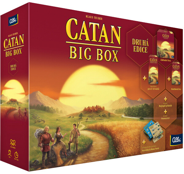 Desková hra Albi Catan: Osadníci z Katanu - Big Box, 2.edice (CZ)_914803787